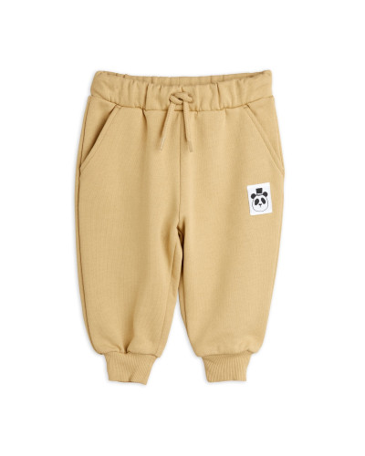 Basic solid sweatpants - beige