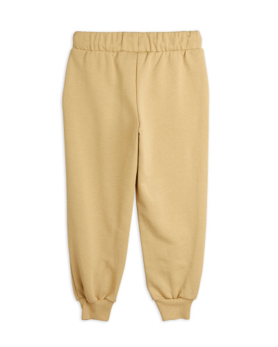 Basic solid sweatpants - beige