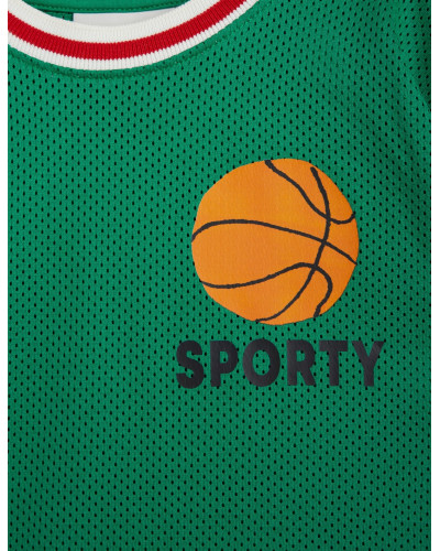 Basketball Mesh T-Shirt - green