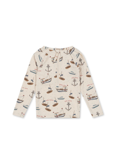 Aster swim blouse - sail away