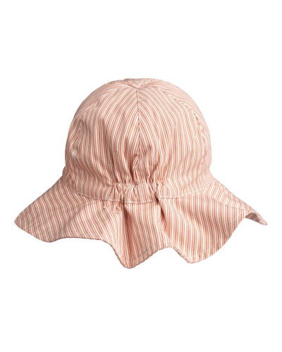 Amelia stripe sun hat - Tuscany/creme