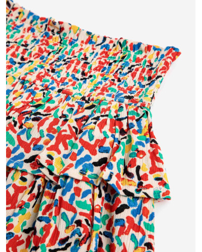 Confetti all over woven ruffle skirt