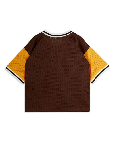 Basketball Mesh T-Shirt - brown