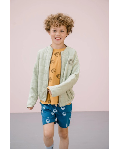 Sweat shorts with pockets - coconut