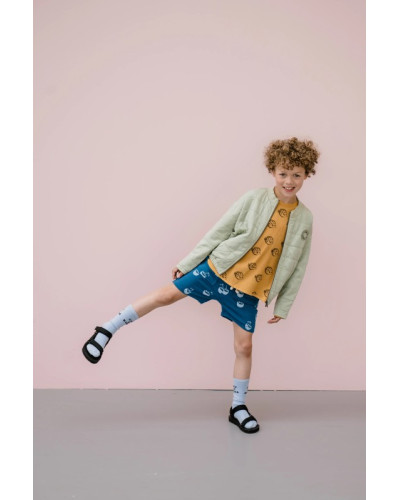 Sweat shorts with pockets - coconut