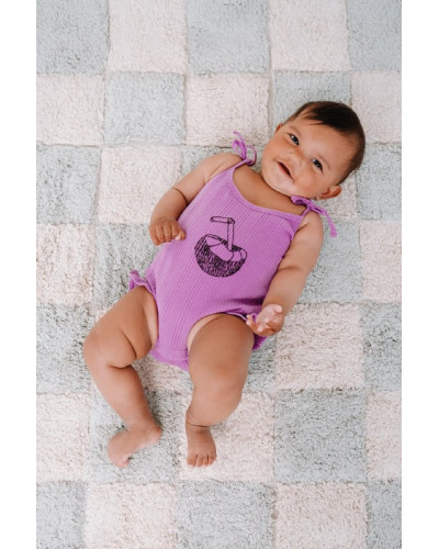 Baby romper - coconut