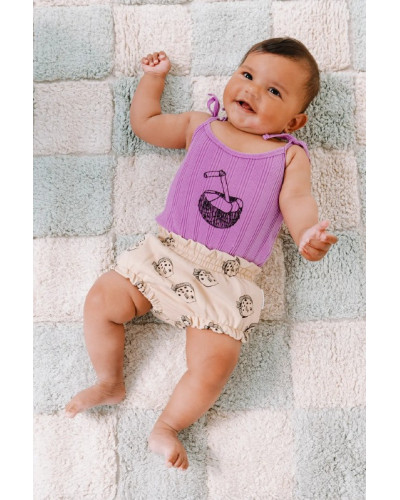 Baby romper - coconut