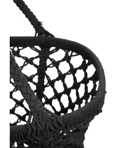 Hanging crib - black