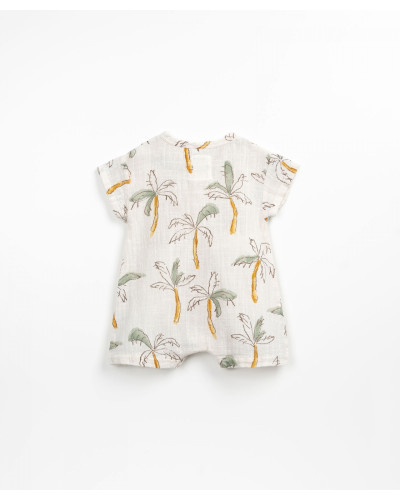 Baby jumpsuit - palm trees