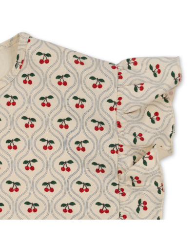 Lin frill set - cherry motif