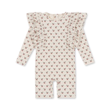 Manuca swim onesie - cherry motif