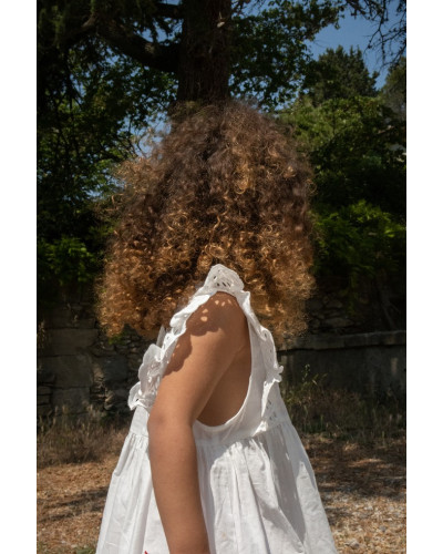 Posey dress - optic white