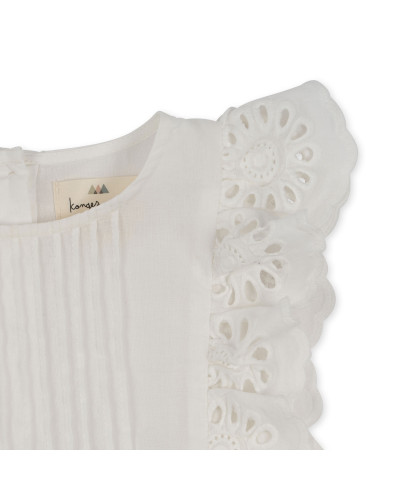 Posey dress - optic white