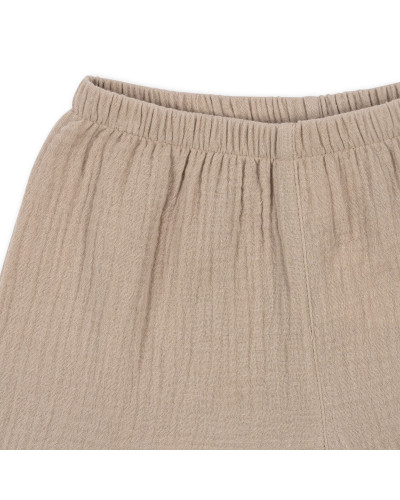 Olive shorts - pure cashmere