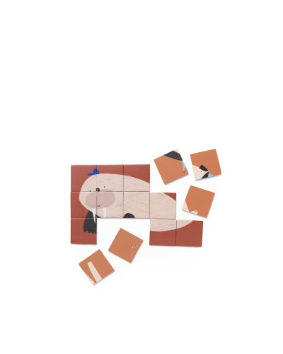 Two sided puzzle- Walrus/Horse