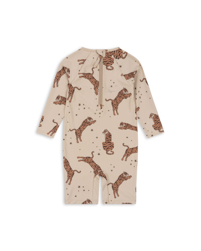 Aster swim onesie - tiger