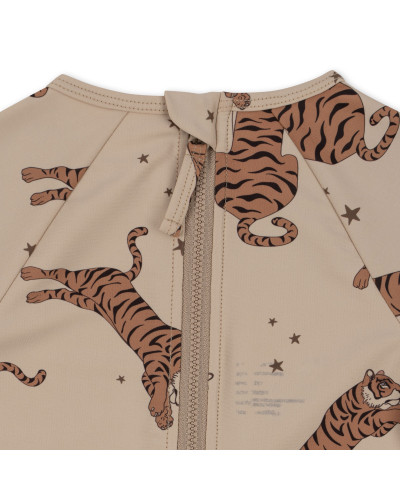 Aster swim onesie - tiger