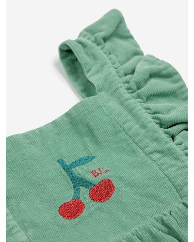 Baby Cherry micro corduroy overall
