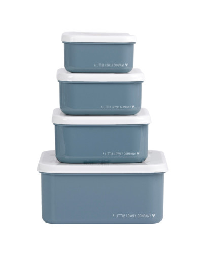 Lunch and  Snack Box Set of 4 - vehicles