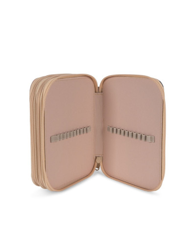 Clover maxi pencil case - coeur colore frappe