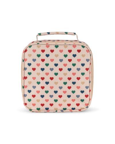 Clover lunchbag - coeur colore frappe