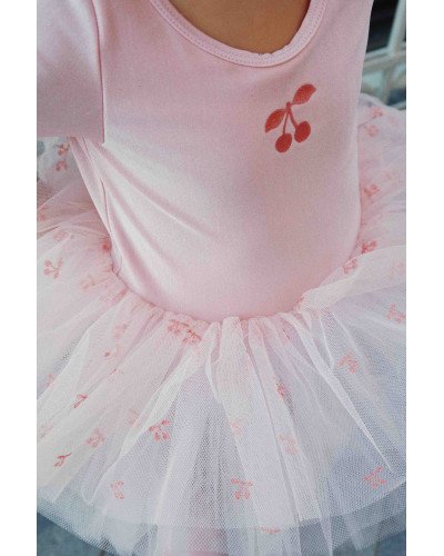 Ballerina dress - peach skin