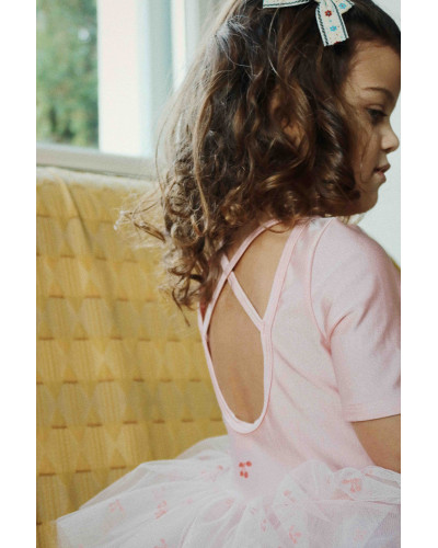 Ballerina dress - peach skin