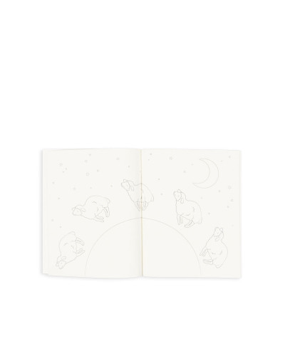 Colouring book and crayons - farm
