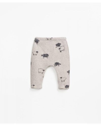 Jersey pants - sheep print