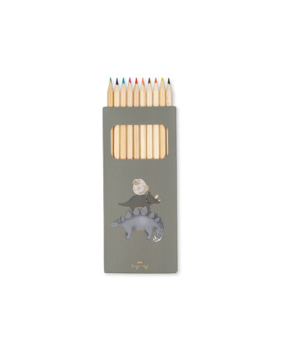 Coloring book and crayons - Dino