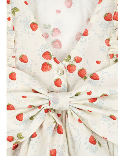 Evia Bow dress - marmalade