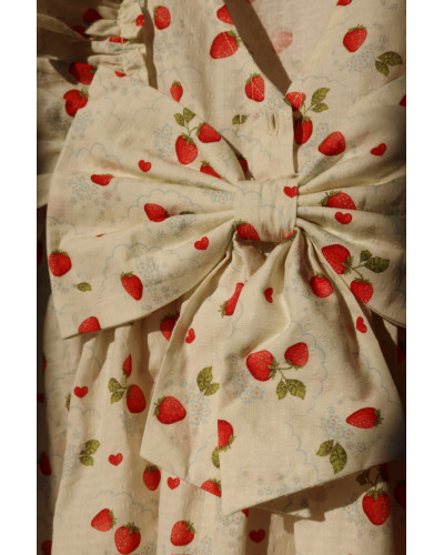 Evia Bow dress - marmalade