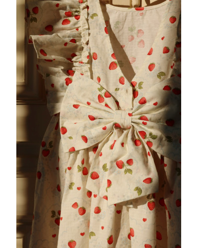Evia Bow dress - marmalade