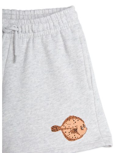 Flundra sweatshorts - grey melange