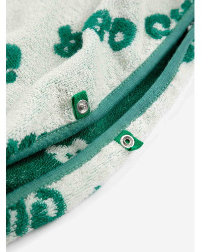 Wavy Bobo Choses all over terry towel poncho