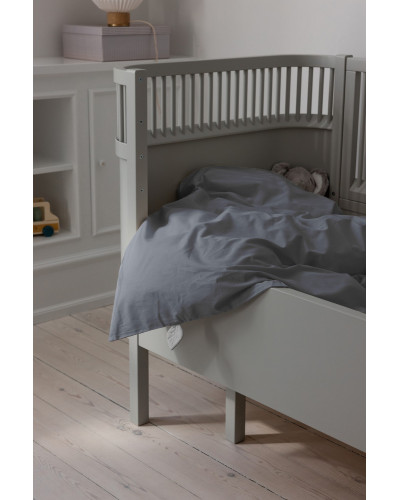 Classic Bed linen, junior, forest lake blue