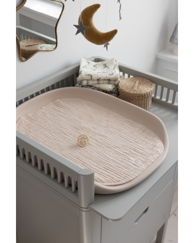 PUSLE PUR changing mat, birchbark rose