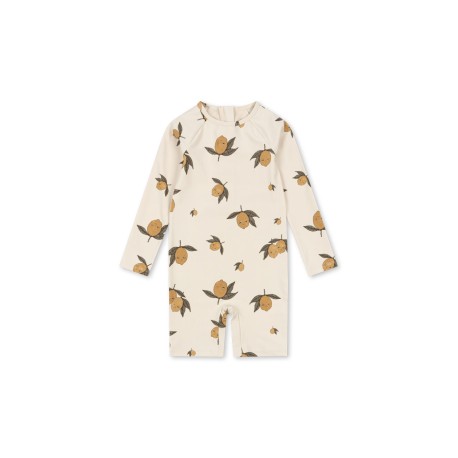 Aster swim onesie - sweet and sour