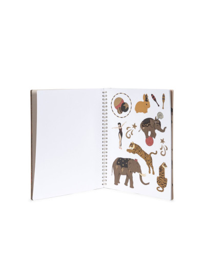 My sticker book- circus