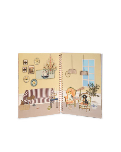 My sticker book- dusty pink