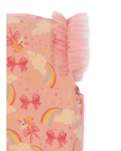 Amelia Swim Vest - Rainbow bow