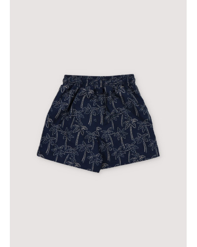 Swim shorts - palms navy