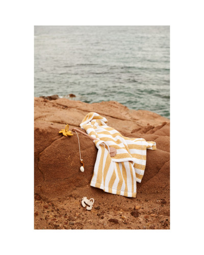 Paco poncho - white/yellow mellow