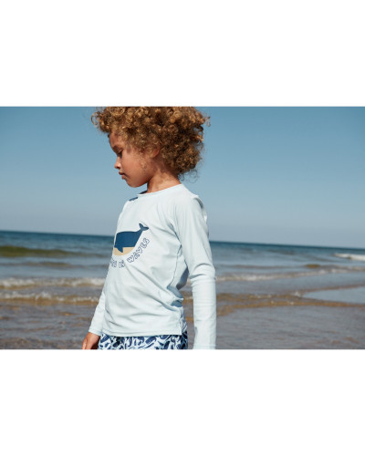 Noah swim tee - Pure sky