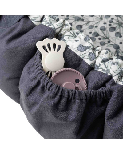 Sebra 3 in 1 baby nest - blue olive