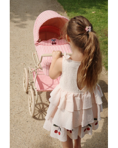 Ellie dress - peony stripe