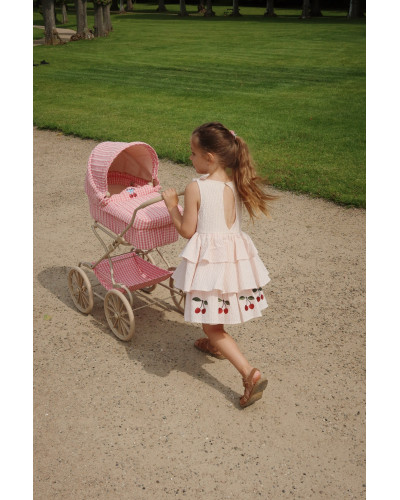 Ellie dress - peony stripe