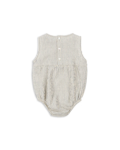 Elliot romper - stripe blue