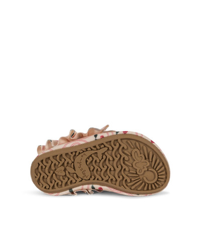 Merle frill swim shoes - cherry pink motif