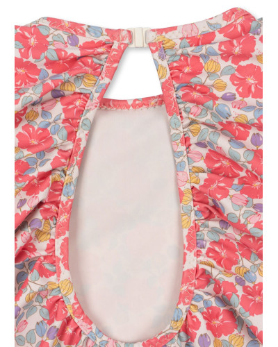 Manuca long sleeves frill swimsuit - rainbow bow
